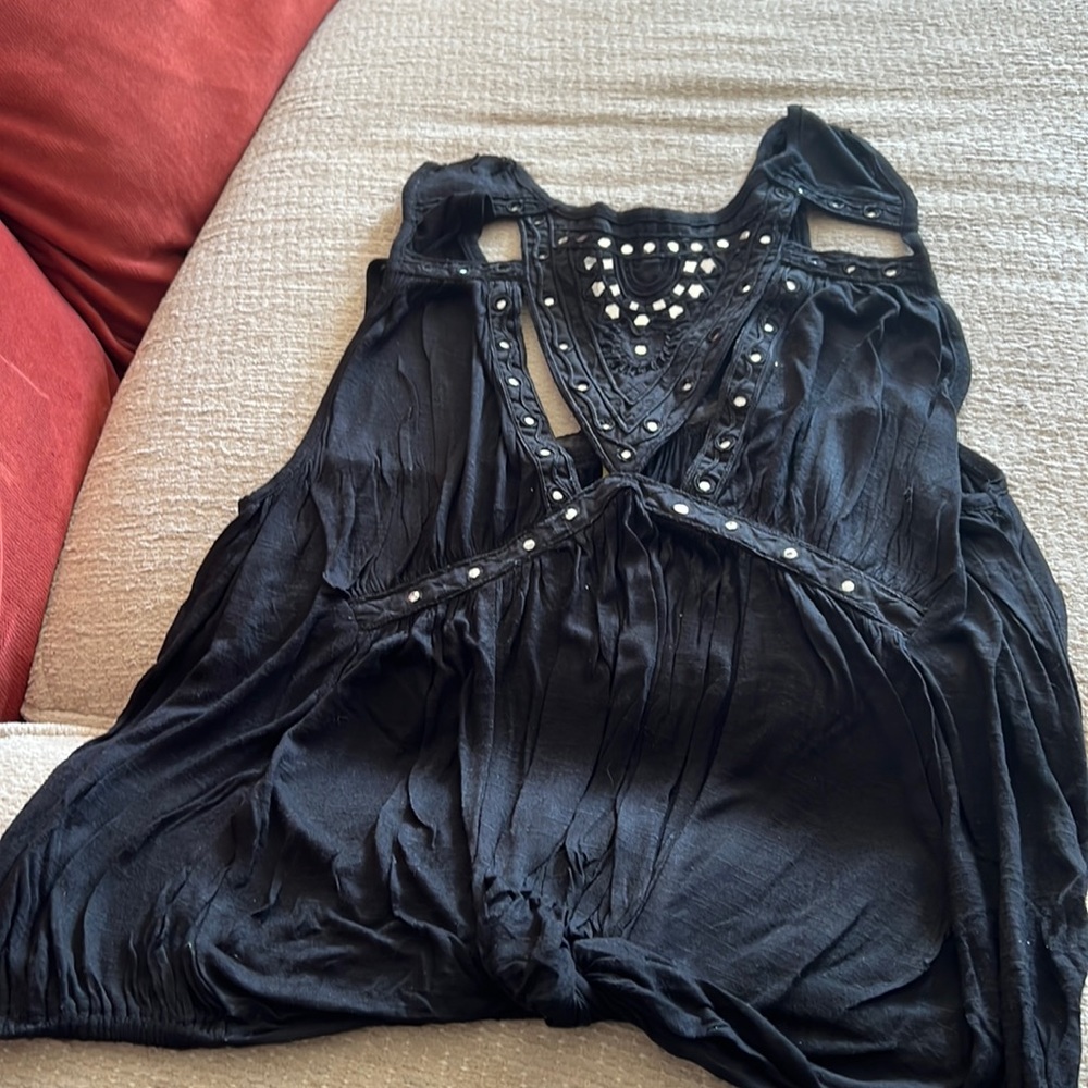 Free people sleeveless Bubble Top